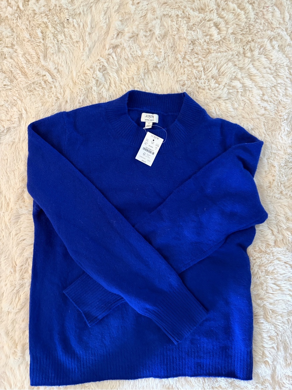 J. Crew women’s Cobalt Blue Crewneck Sweater